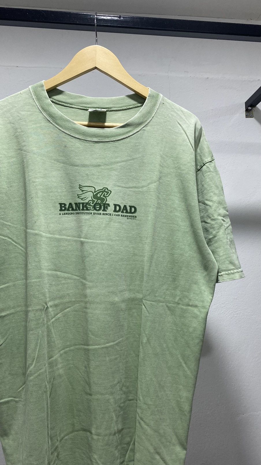 Vintage 💥Money Dyed 80s Bank of Dad Size US L / EU 52-54 / 3 - 3 Thumbnail