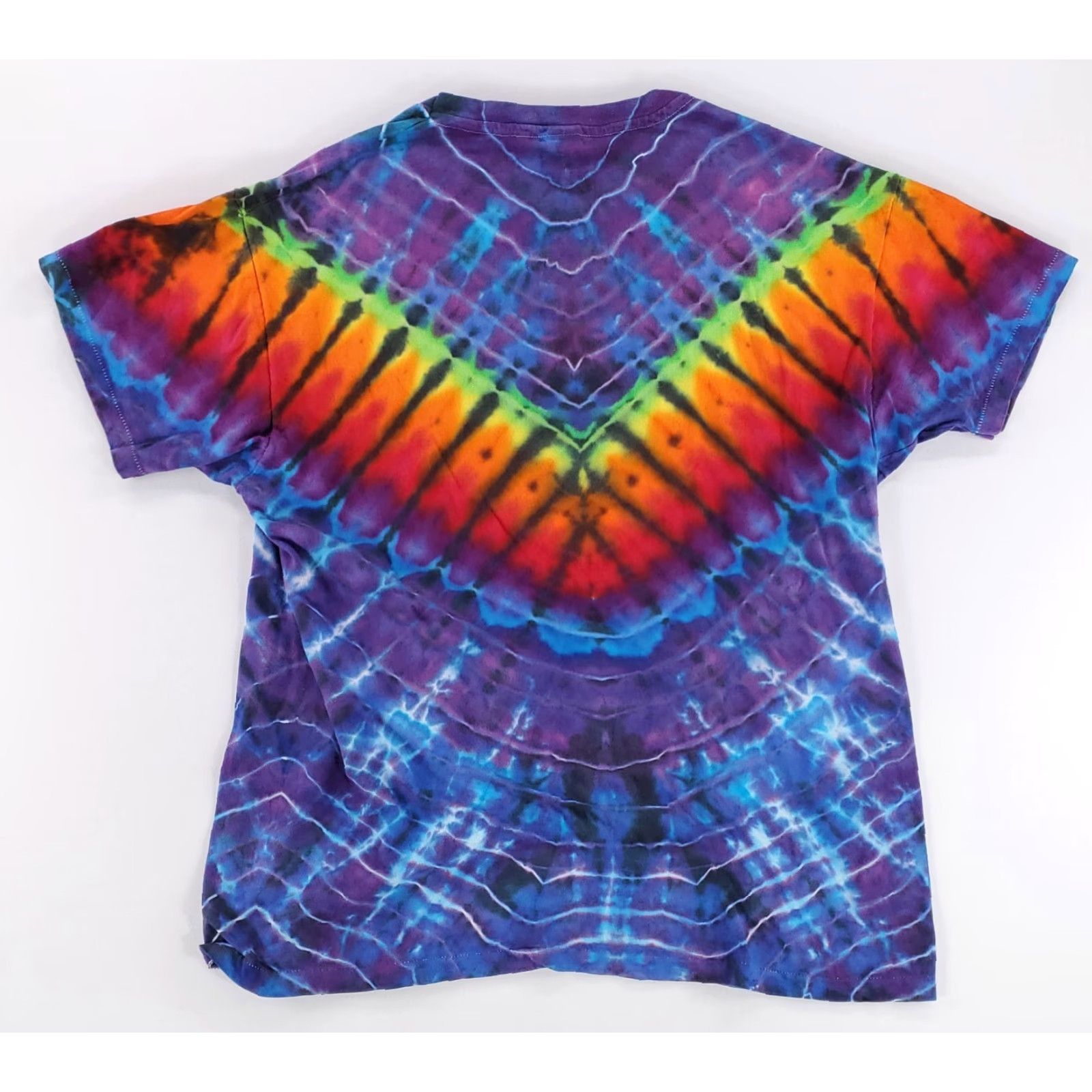 Hanes VINTAGE Hanes Tie-Dye T Shirt 90s Single Stitch Mens XXL Green Purple Rainbow Shirt Size US XXL / EU 58 / 5 - 3 Thumbnail