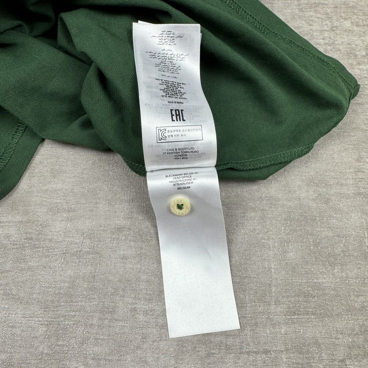 Lyle & Scott Lyle & Scott Green Polo Shirt Size US L / EU 52-54 / 3 - 6 Thumbnail