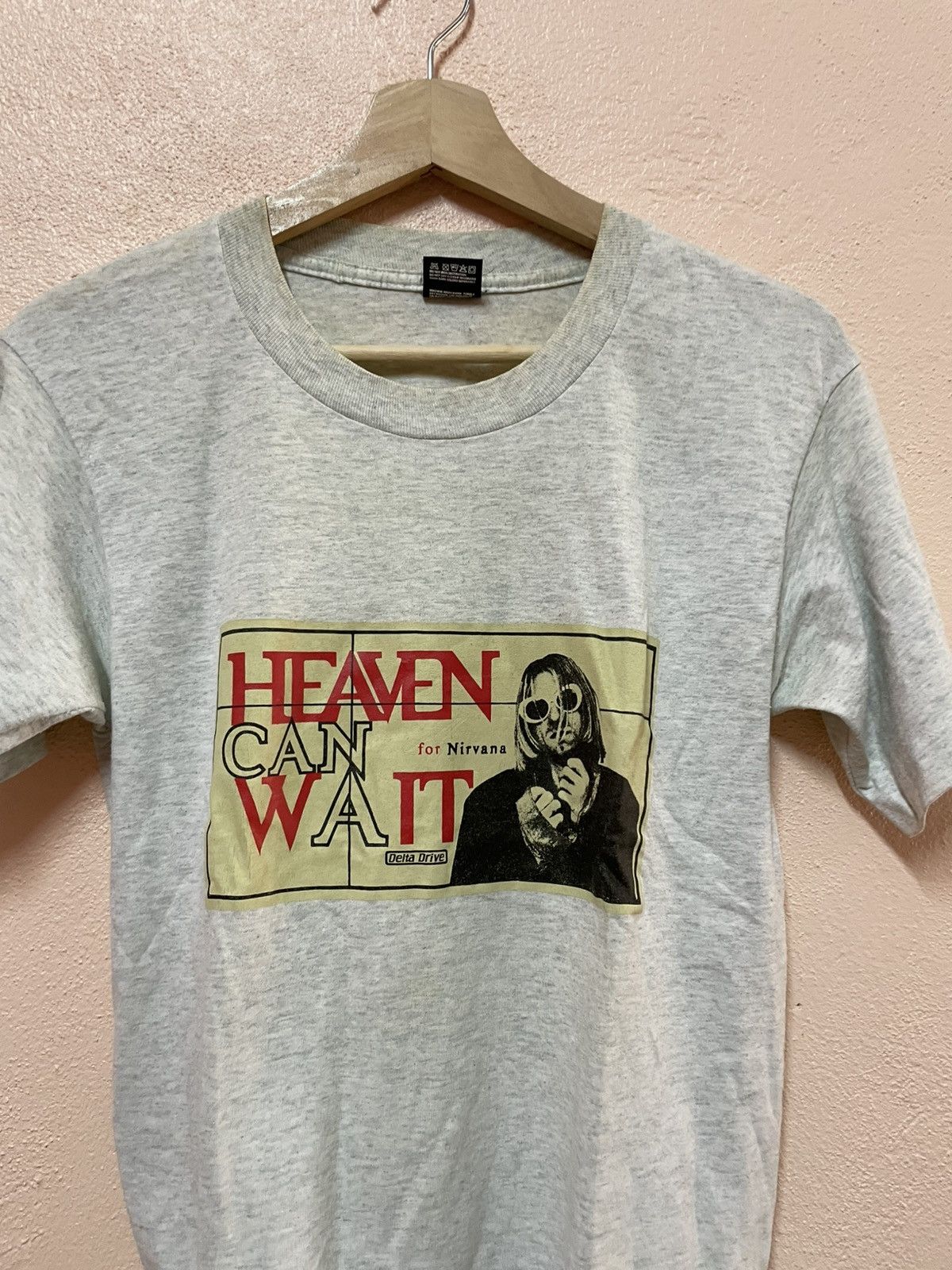Nirvana Vintage Nirvana Heaven can Wait It ( bootleg) Kurt Cobain Size US XXS / EU 40 - 3 Thumbnail