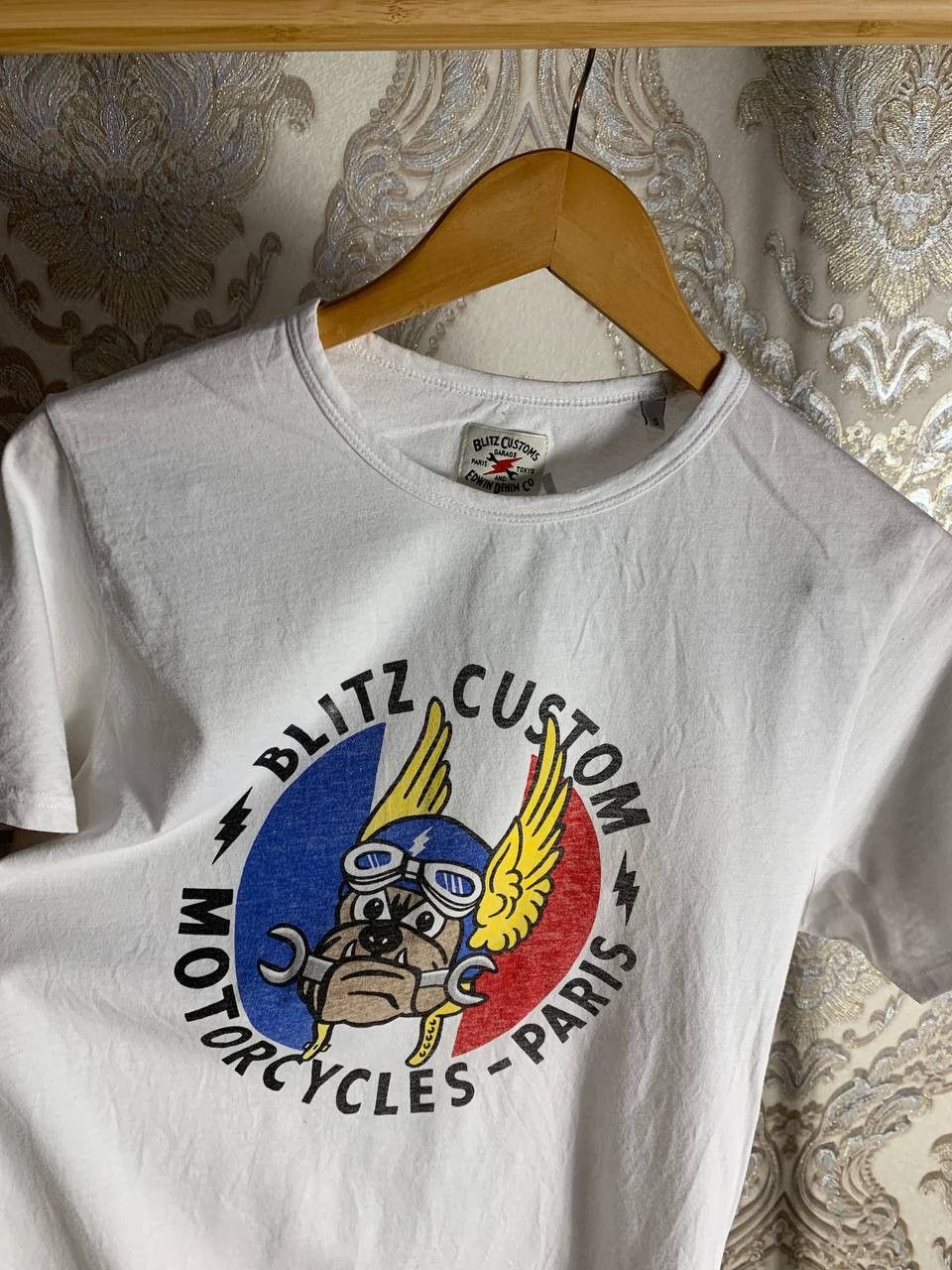 Edwin Vintage Edwin Blitz Custom Garage Designer T-shirt Japan Y2K Size US S / EU 44-46 / 1 - 3 Thumbnail