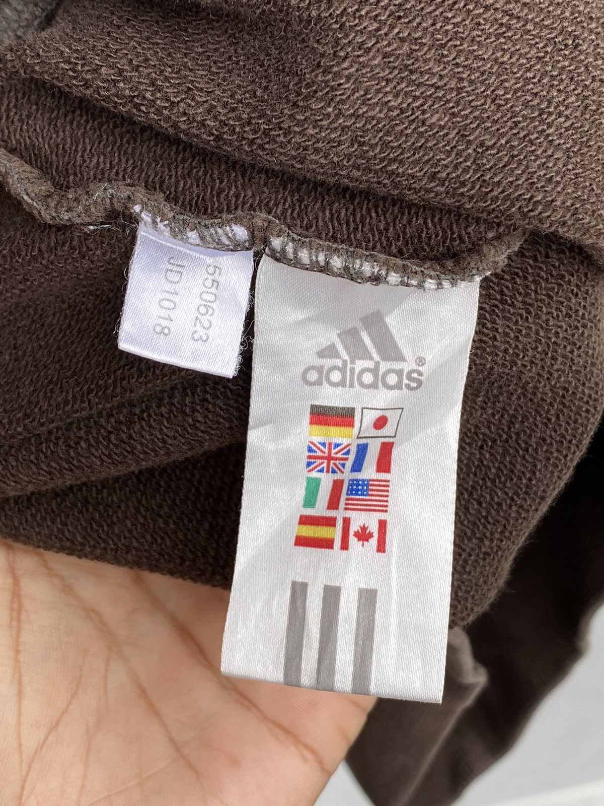 Adidas Vintage Adidas Brown Travis Flacko Scott Crewneck Size US XL / EU 56 / 4 - 6 Thumbnail