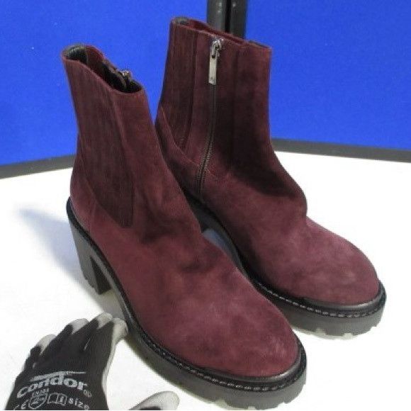 Aquatalia NEW Aquatalia Suede Chelsea Boot in Oxblood 8.5 Size US 8.5 / IT 38.5 - 2 Thumbnail
