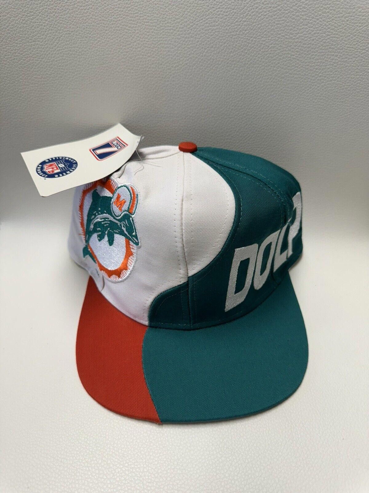 Logo 7 × NFL × Vintage Vintage NWT NFL Miami Dolphins Logo 7 SnapBack Hat Size ONE SIZE - 1 Thumbnail