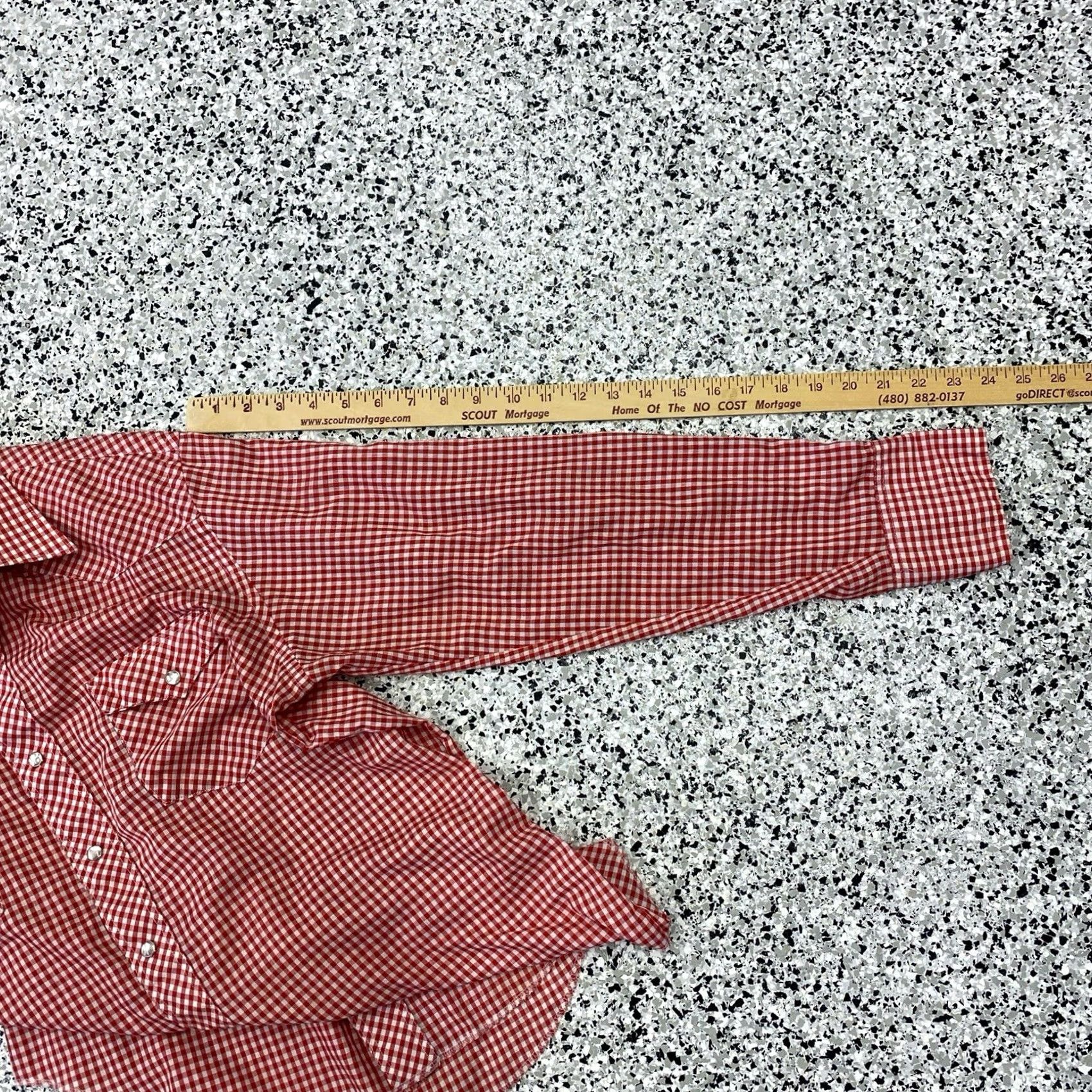 Wrangler VINTAGE Wrangler Red Plaid Shirt Pearl Snap Regular Fit USA Mens 16.5/34 Button-Up Size US XL / EU 56 / 4 - 6 Thumbnail