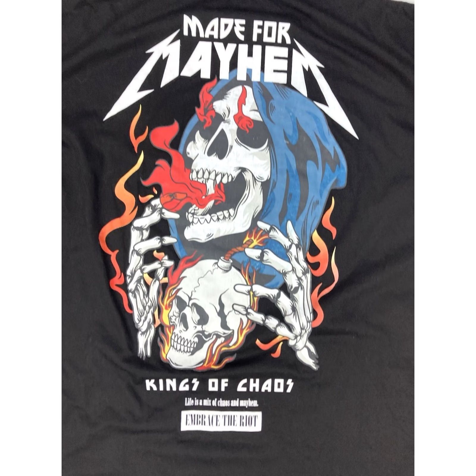 Vintage GSTR Skull Graphic T-shirt Men XL Black Shirt Regular Crew Neck Short Sleeve Size US XL / EU 56 / 4 - 2 Thumbnail