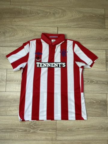 Umbro Rangers 10/11 Away Shirt Tennent's Poppy Lest We Forget Size US L / EU 52-54 / 3 - 1 Thumbnail