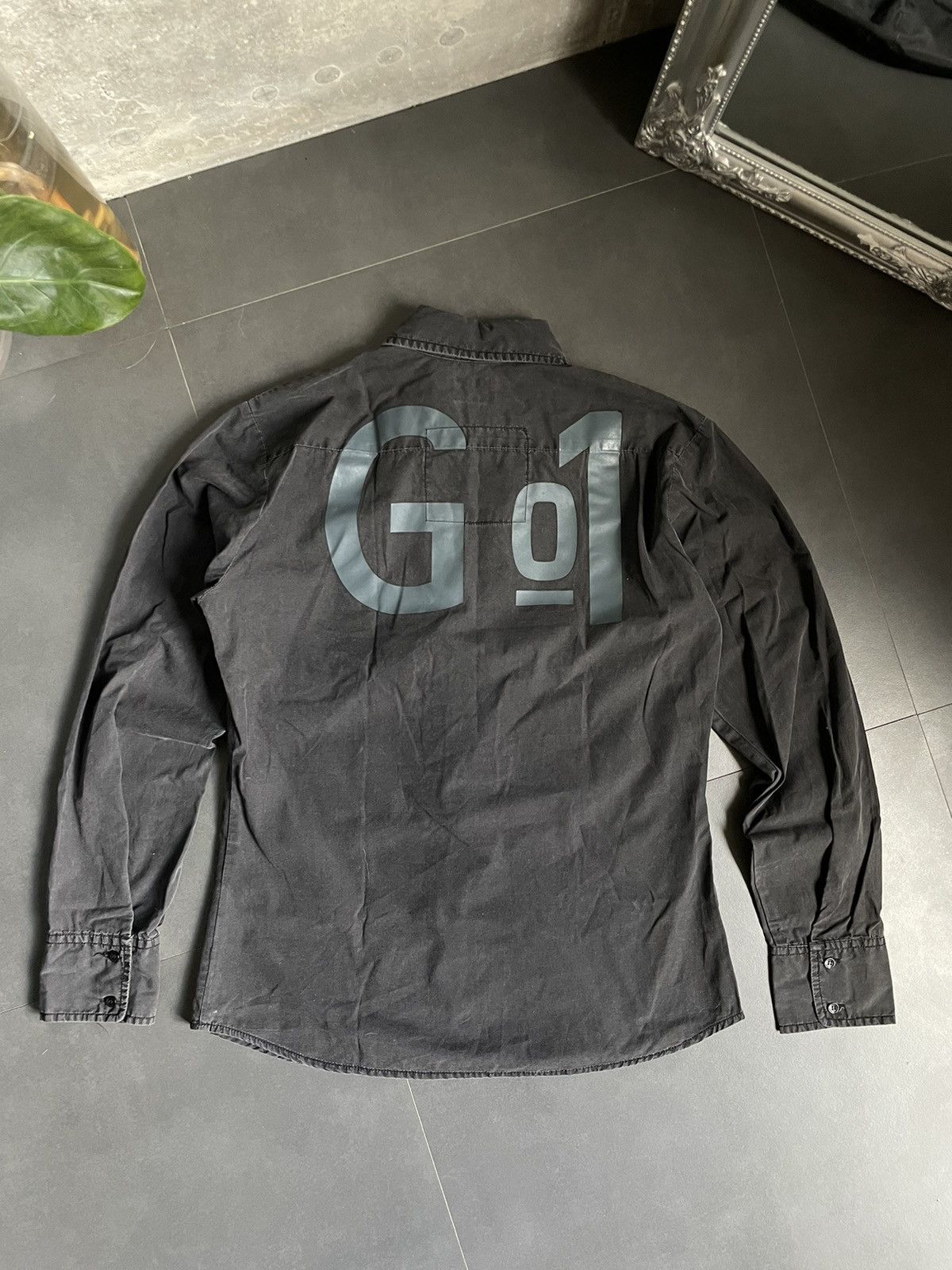 G-Star Vintage G-Star Raw Shirt Rick Owens Style Faded Big Logo Y2k Size US L / EU 52-54 / 3 - 7 Thumbnail