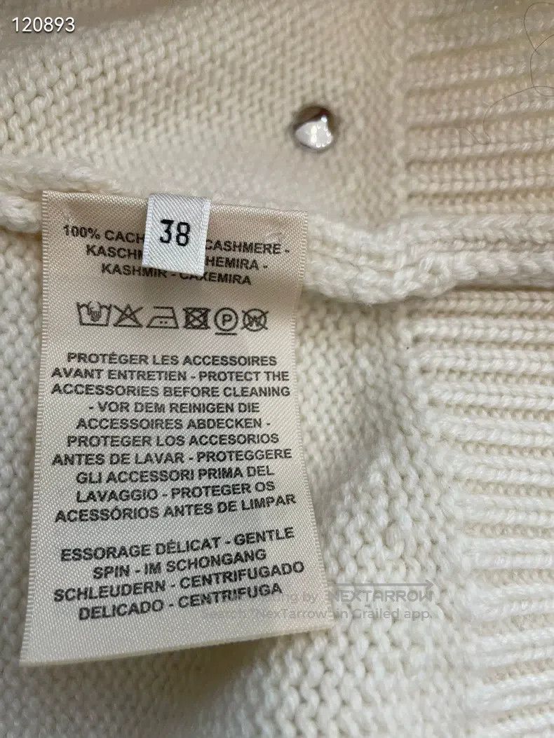 Hermes Hermes High-Neck Loose Long-Sleeve Sweater Size XS / US 0-2 / IT 36-38 - 5 Thumbnail