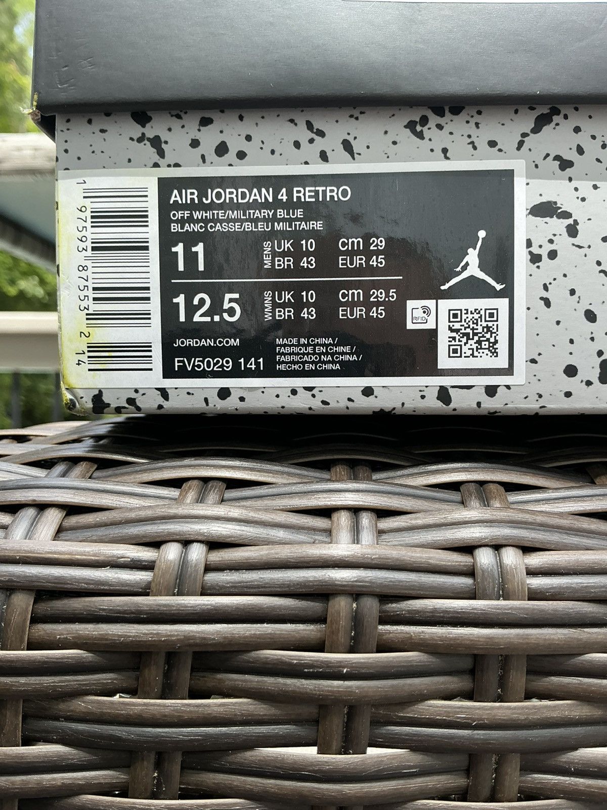 Jordan Brand × Nike Jordan 4 Military Blue WORN ONCE/LIKE NEW Size US 11 / EU 44 - 6 Thumbnail