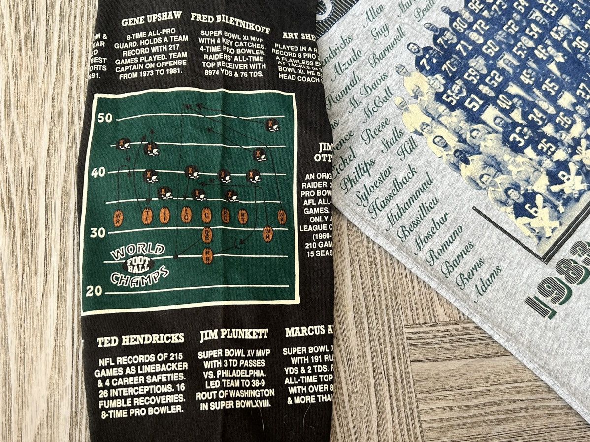 NFL × Vintage Vintage Oakland Raiders “TEAM OF DECADES” by LONG GONE USA Size US L / EU 52-54 / 3 - 5 Thumbnail