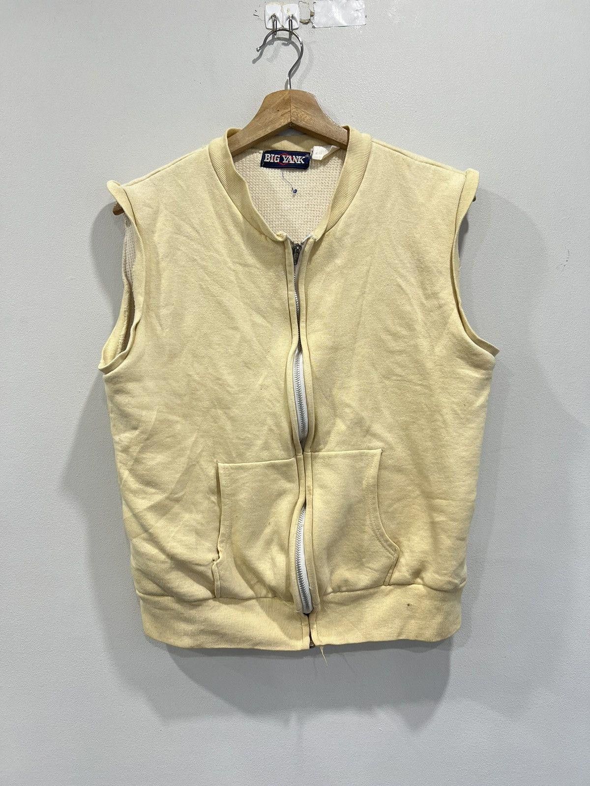 Vintage Vintage 80s Big Yank Thermal Sweater Vest Zip Size US S / EU 44-46 / 1 - 1 Thumbnail