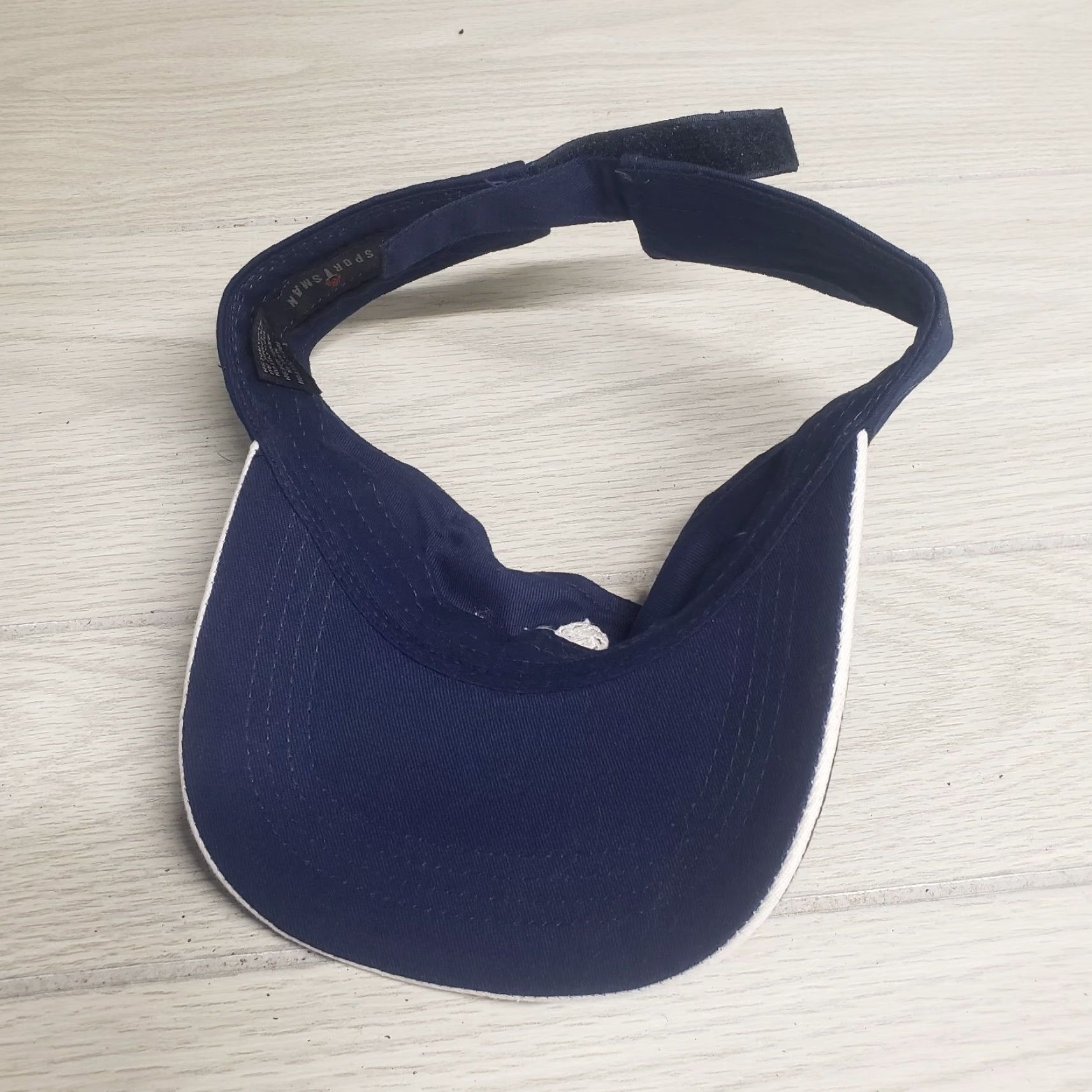 Vintage VINTAGE Martin Wealth Solutions Logo Blue Visor Hat Cap Running Size ONE SIZE - 6 Thumbnail