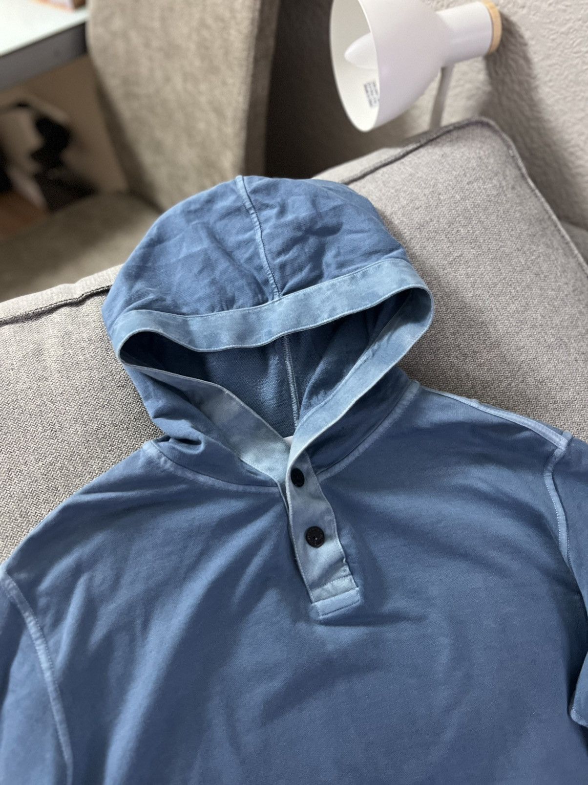 Stone Island Stone Island Blue Hoodie Streetwear Y2K Size US XL / EU 56 / 4 - 5 Thumbnail