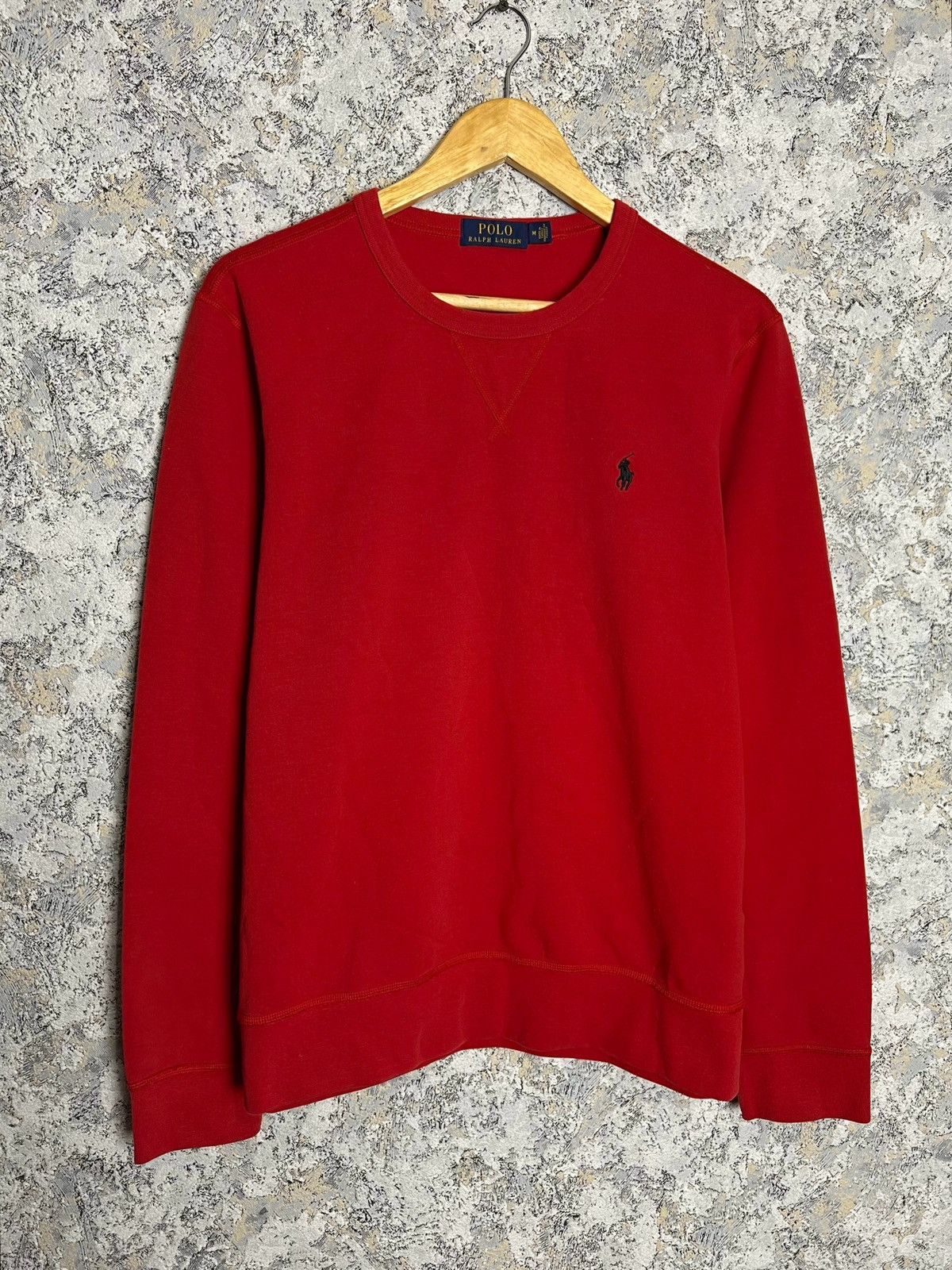 Polo Ralph Lauren × Ralph Lauren × Vintage Vintage Polo Ralph Lauren Sweatshirt Small Pony Red Size US M / EU 48-50 / 2 - 1 Thumbnail