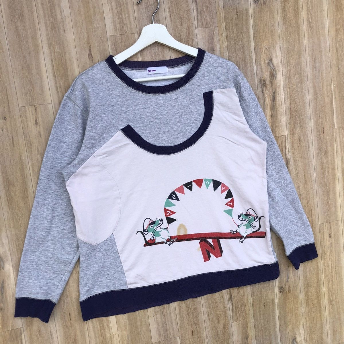Ne-Net Vintage Ne-net by Issey Miyake Sweatshirt Crewneck Size US M / EU 48-50 / 2 - 2 Thumbnail
