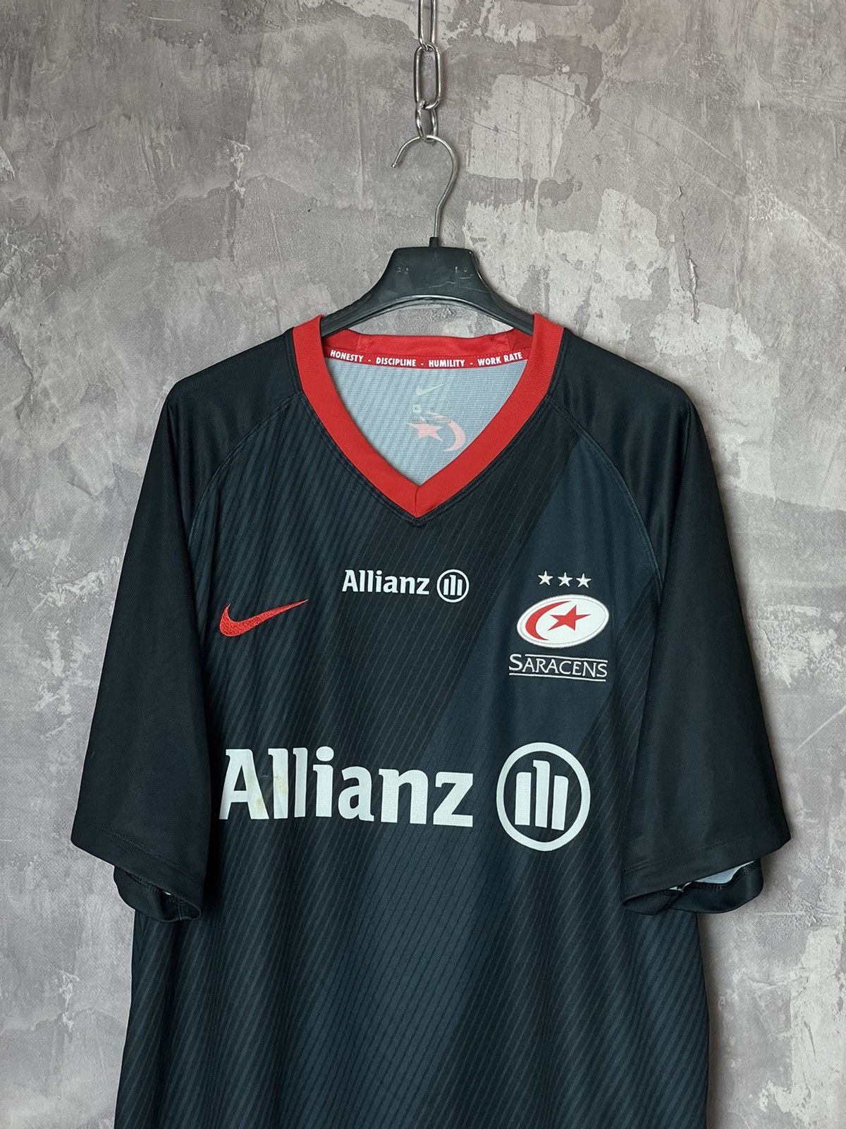 Nike × Vintage Saracens Rugby Jersey Shirt Nike 2020 Size US XL / EU 56 / 4 - 2 Thumbnail