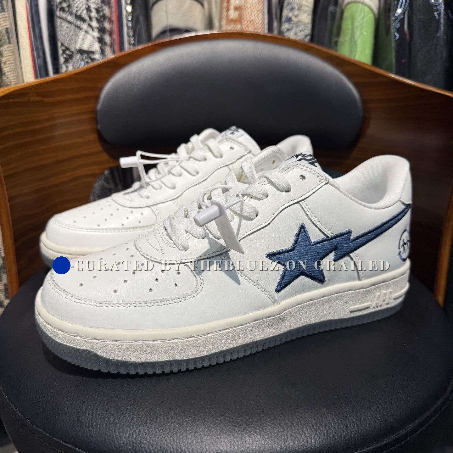 Adidas Bapesta X 2Ful Collaboration White Blue Size US 10 / EU 43 - 1 Thumbnail