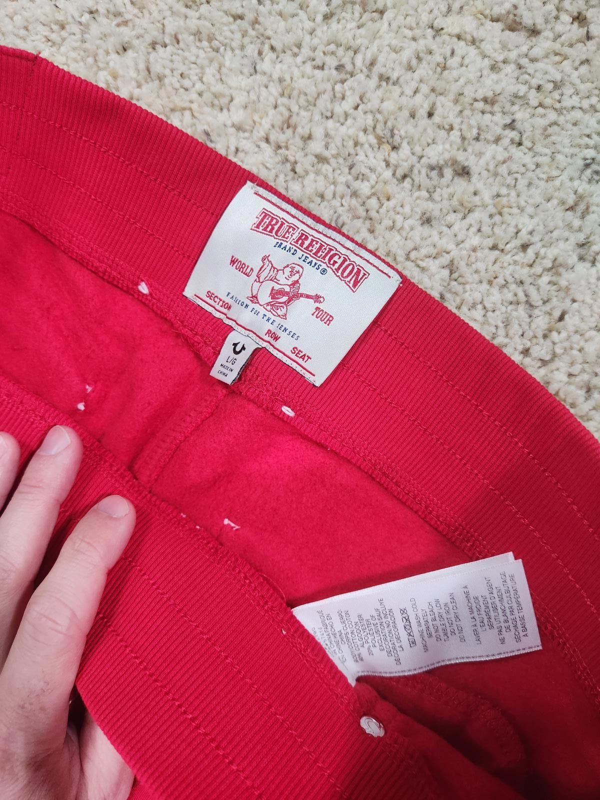 True Religion NEW True Religion Pull-On Flare Jeans Red Anniversary Large Size 36" / US 14 / IT 50 - 3 Thumbnail