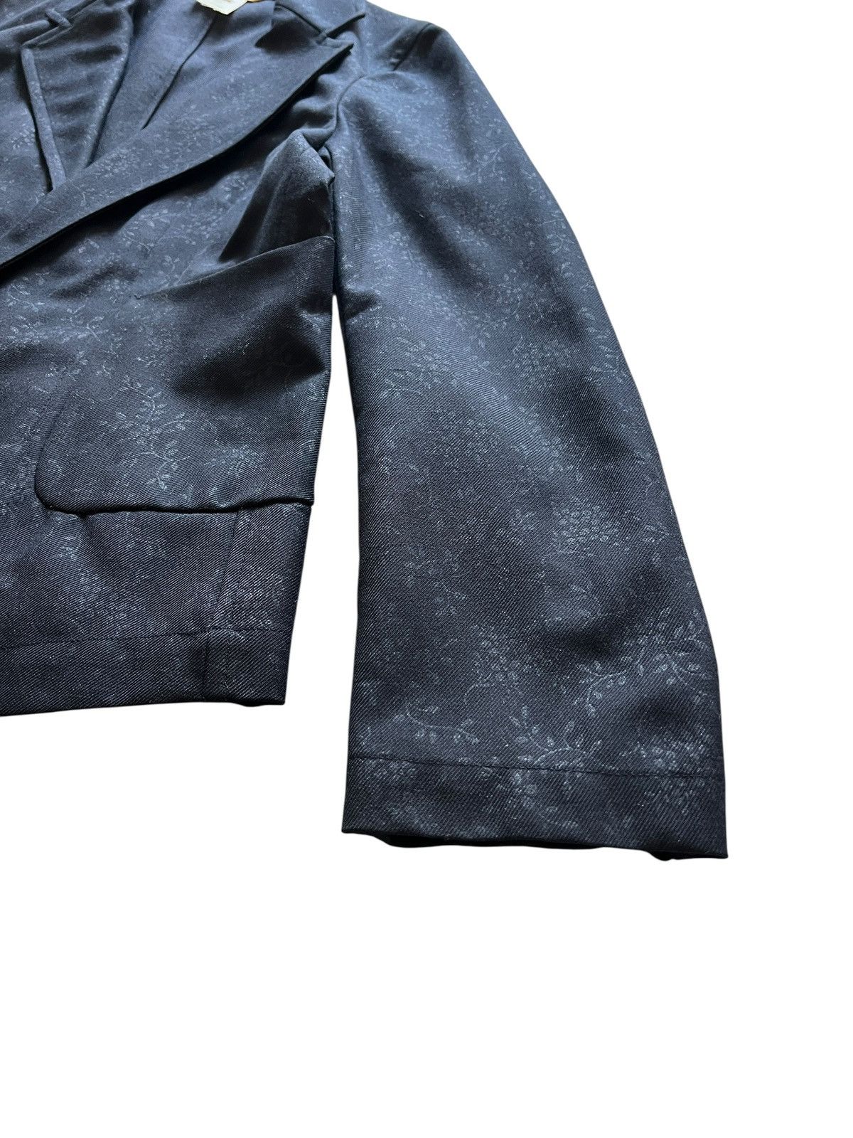 Comme des Garcons Comme des Garcons Floral Motif Buttonless Blazer Jacket Size S / US 4 / IT 40 - 5 Thumbnail