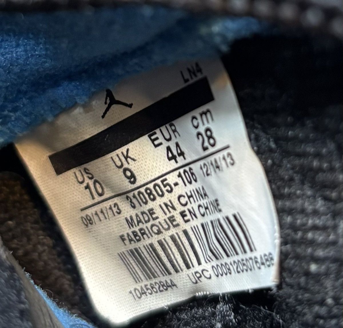 Jordan Brand Jordan 10 Retro Powder Blue 2014 Size 10 Size US 10 / EU 43 - 7 Thumbnail