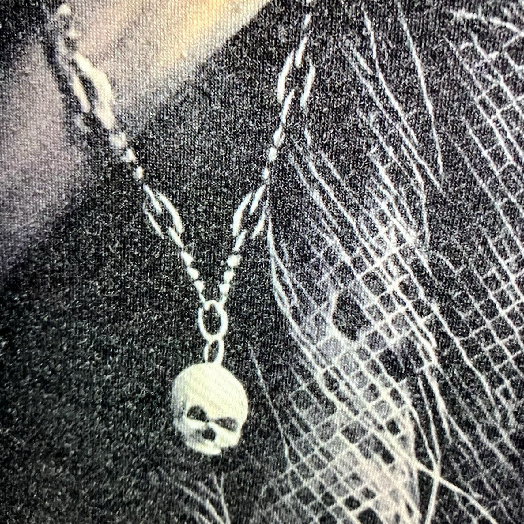 Vintage Men's T-Shirt Death Big Face XL AOP Skeleton Skull Heart Stretch Lightweight Gothic Horror Skull Heart Death Men's Size US XL / EU 56 / 4 - 7 Thumbnail