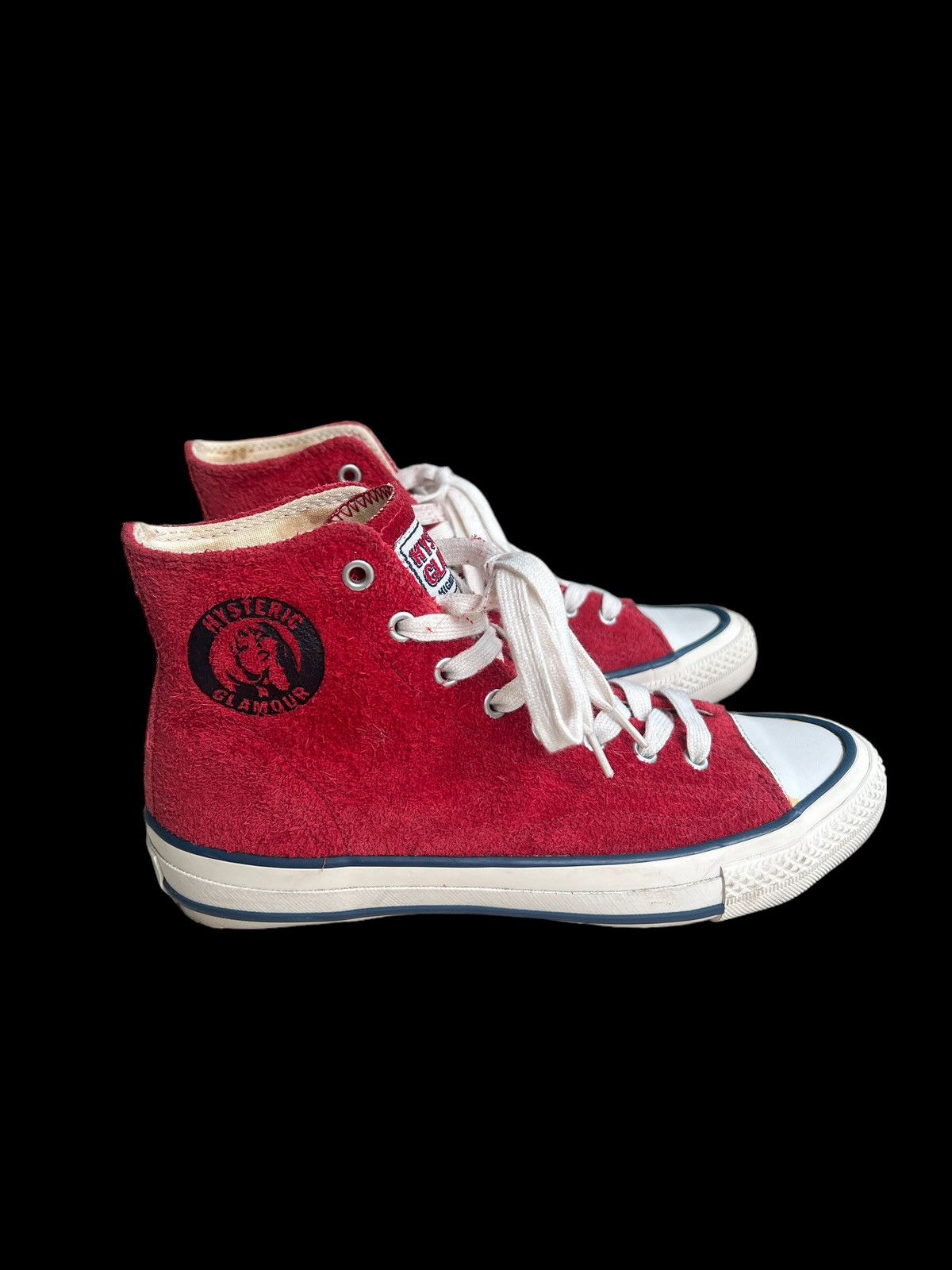 Hysteric Glamour Vintage Hysteric Glamour Suede Leather High Top Sneakers Size US 7 / EU 40 - 4 Thumbnail