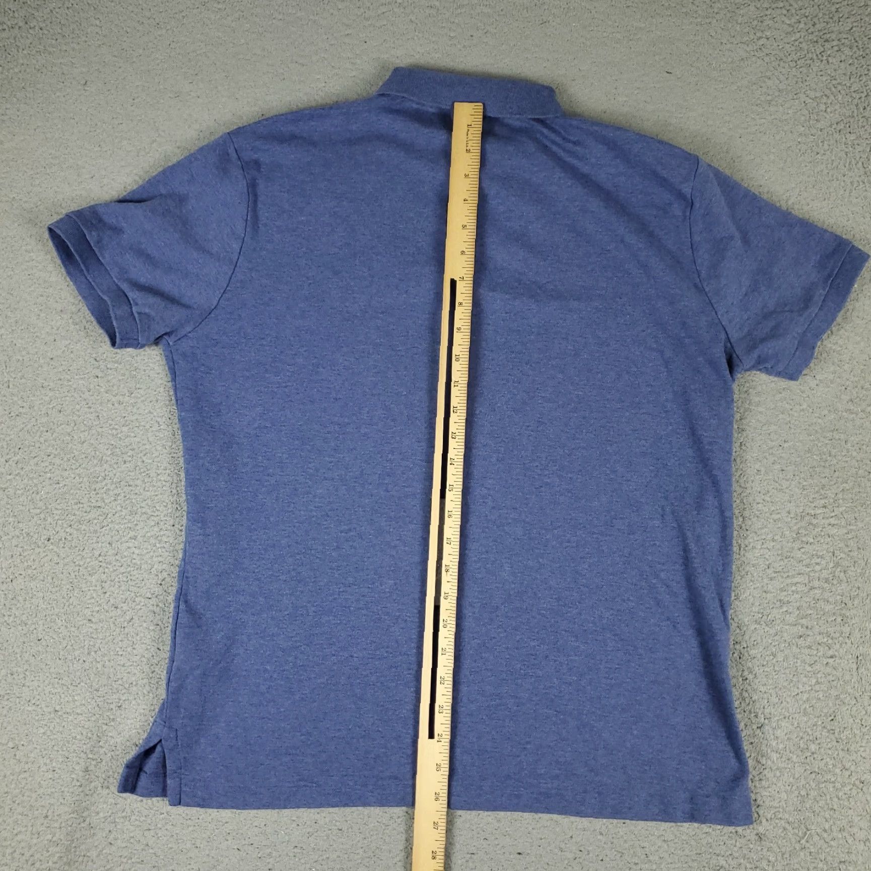 Ralph Lauren Ralph Lauren Polo Shirt Blue Solid Mens Large Casual Short Sleeve Size US L / EU 52-54 / 3 - 5 Thumbnail