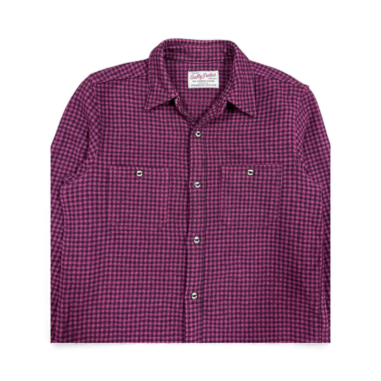 Wacko Maria Wacko Maria Guilty Parties Painted Houndstooth Flannel Red Size US M / EU 48-50 / 2 - 3 Thumbnail