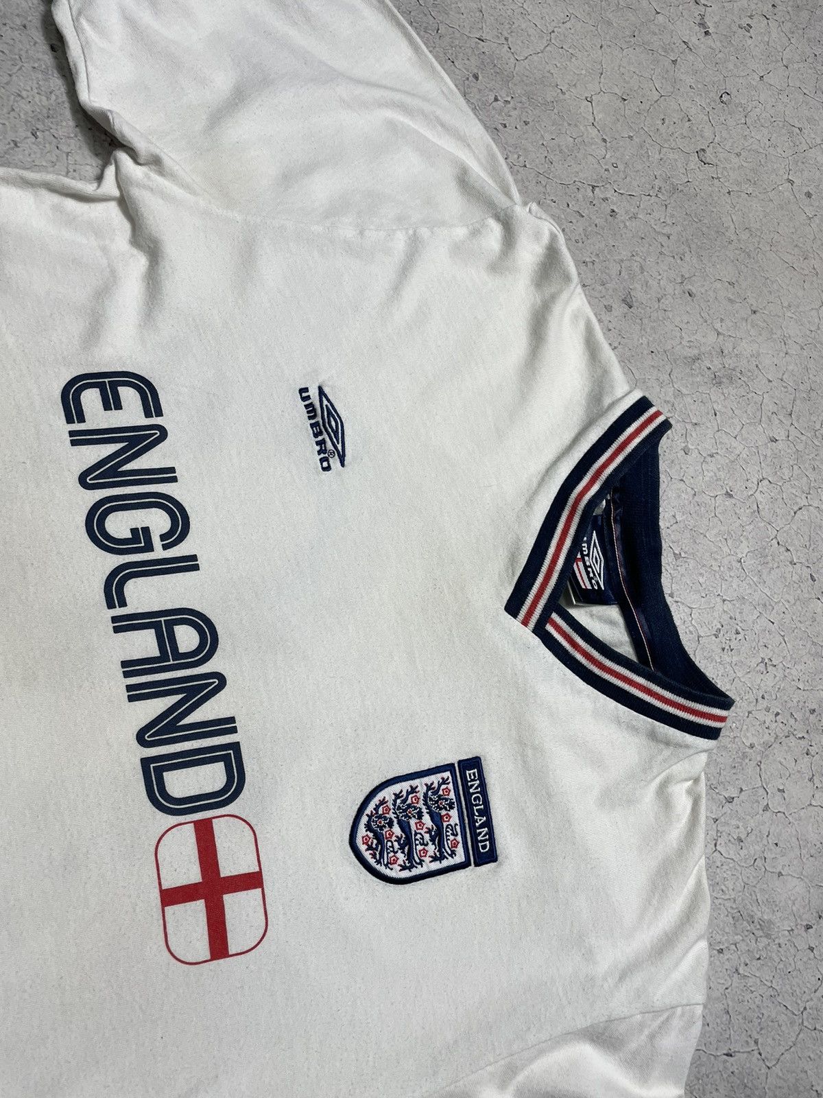 Umbro Vintage T-Shirt 90s Umbro England National Team #10 Big Logo Size US M / EU 48-50 / 2 - 5 Thumbnail