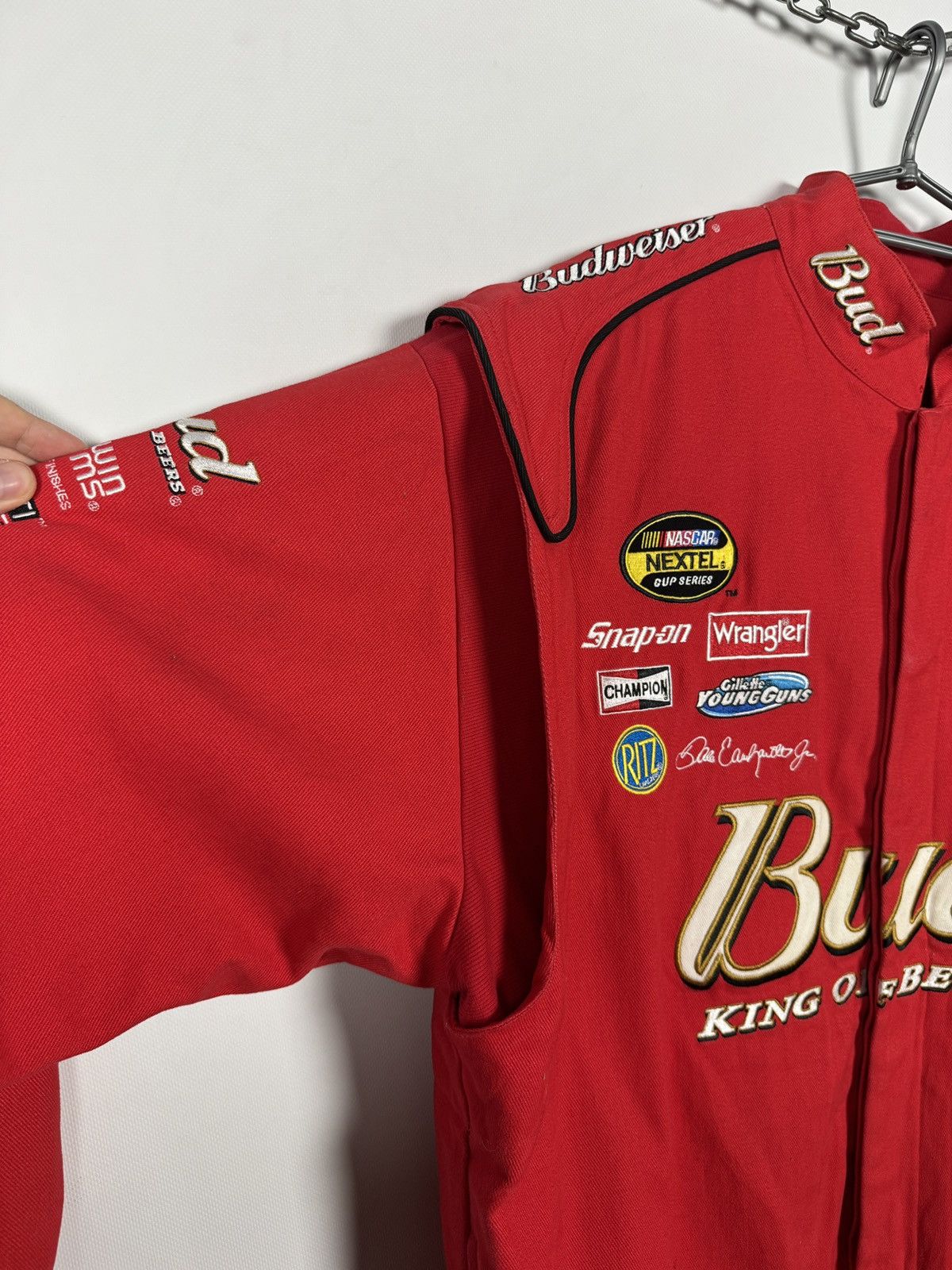 Formula 1 Vintage Chase Dale Earnhardt Jr Budweiser NASCAR Jacket XL Size US XL / EU 56 / 4 - 8 Thumbnail