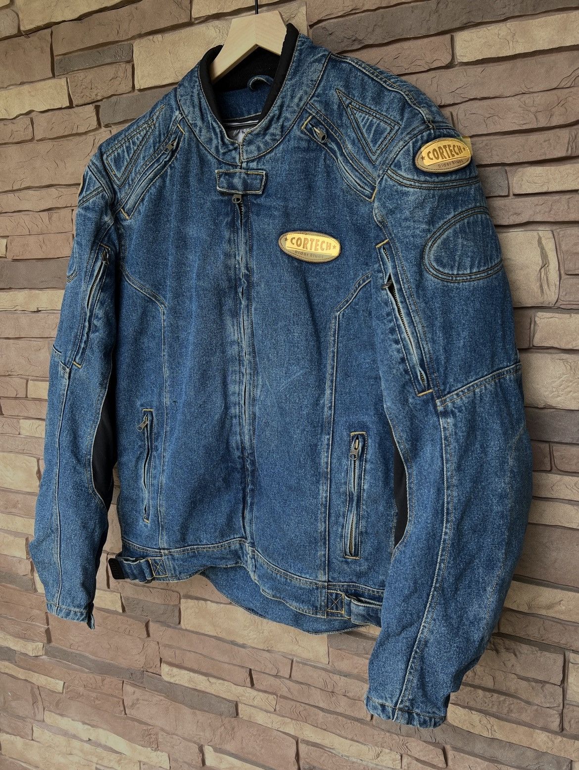 Cortech denim motorcycle on sale jacket