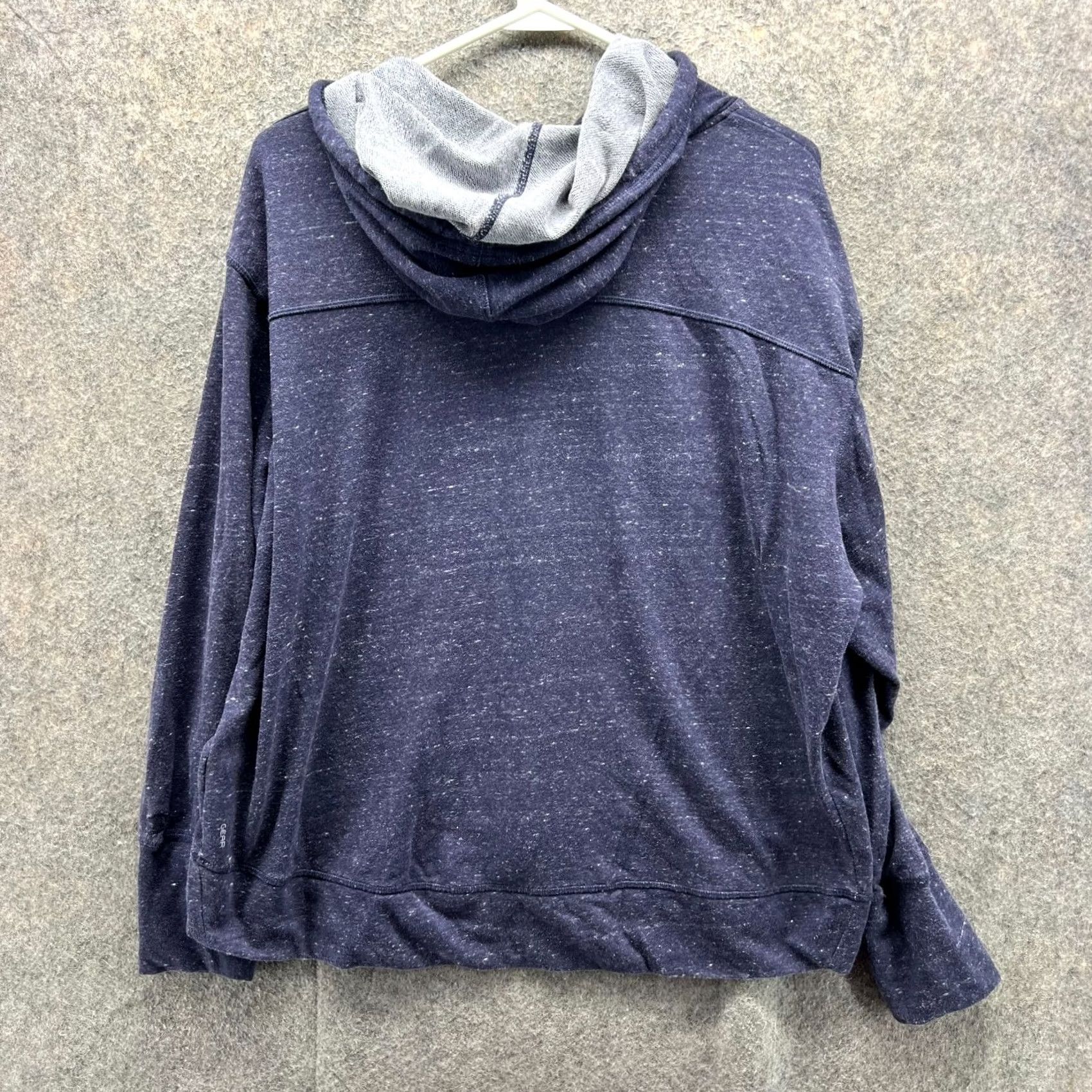 Champion VINTAGE Champion Jacket Women XL Heather Blue Fleece Gear Hoodie Full Zip Cotton Size XL / US 12-14 / IT 48-50 - 2 Thumbnail