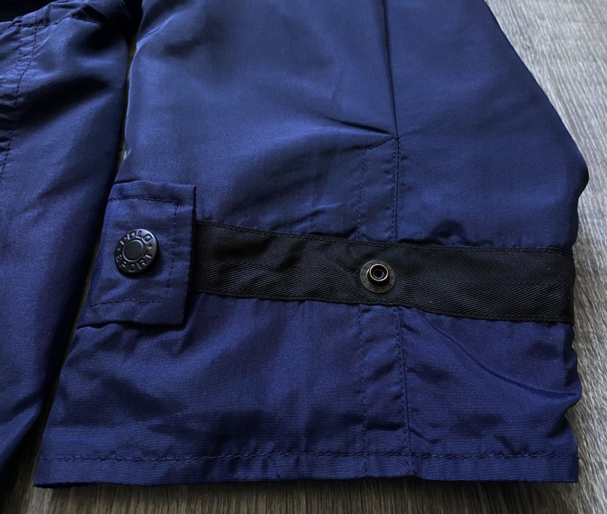 Polo Ralph Lauren Polo Sport Ralph Lauren Shimmer Navy Nylon Jacket Adjustable Size US L / EU 52-54 / 3 - 11 Thumbnail