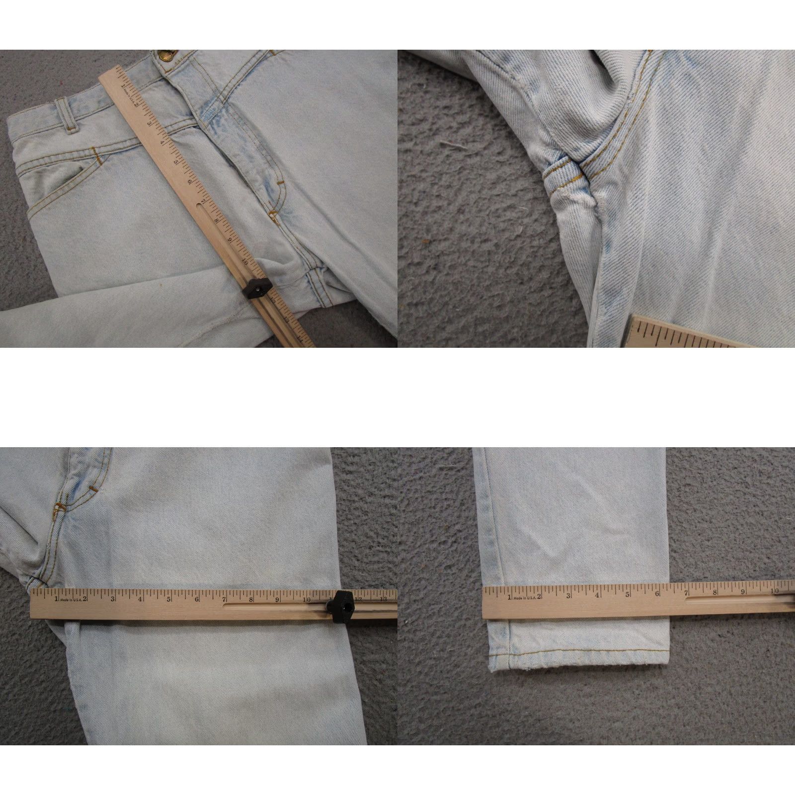 Vintage VINTAGE Girbaud 90s Light Wash High Rise Mom Jeans Size 32 Blue Denim 5-Pocket Womens Jeans Size 24" / US 00 / IT 34 - 8 Thumbnail