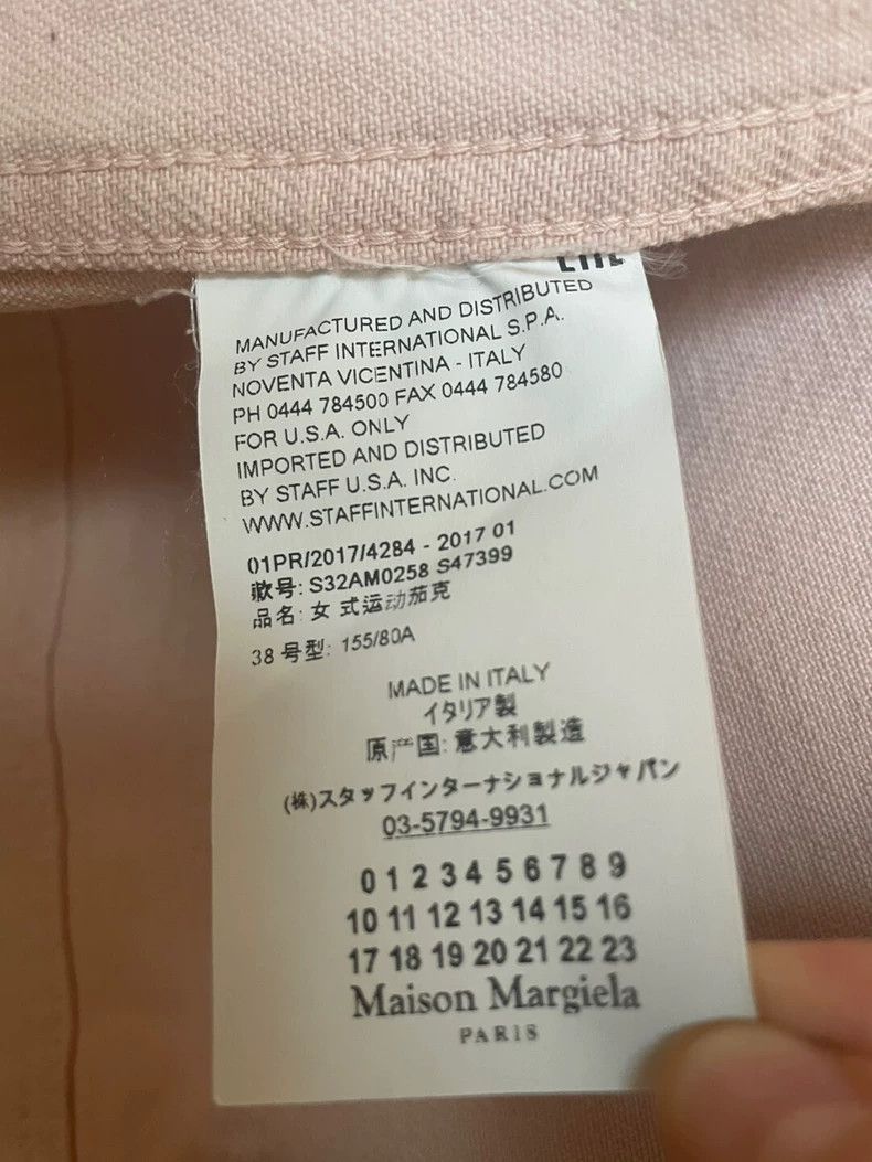Maison Margiela Maison Margiela Pink denim jacket 2501-Nextarrow Size XS / US 0-2 / IT 36-38 - 4 Thumbnail