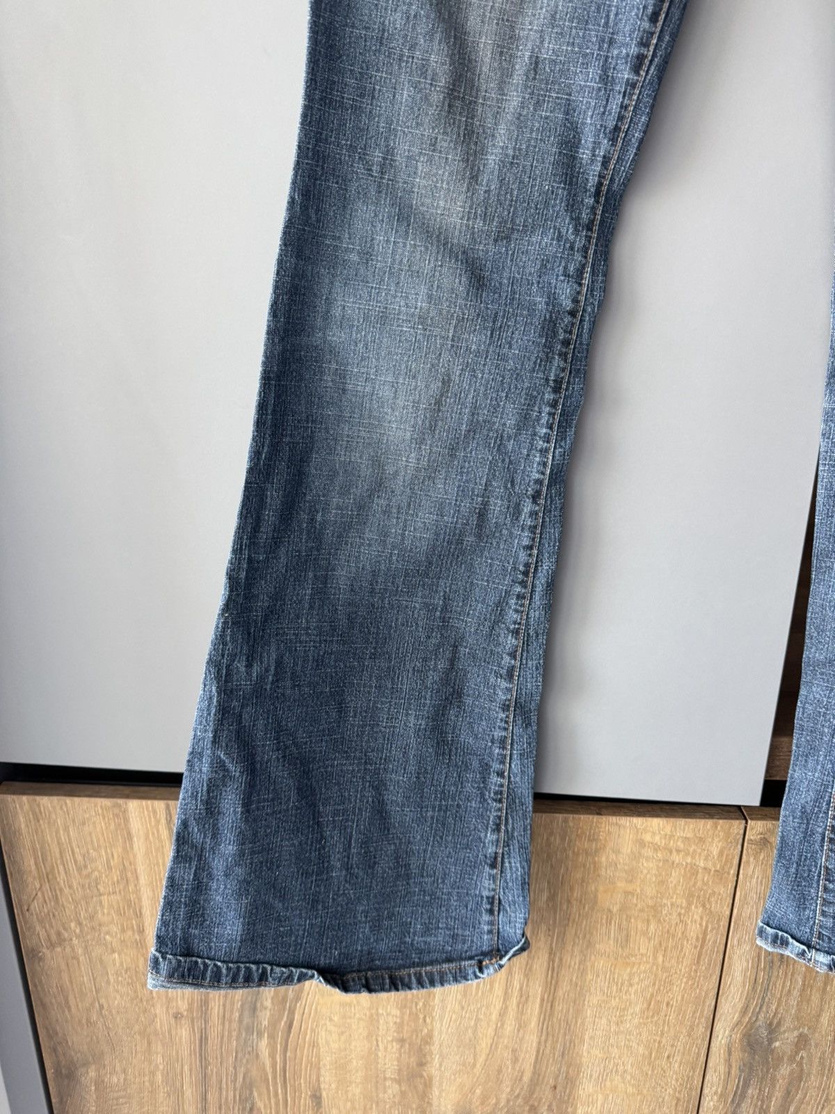 Japanese Brand 🚨Vintage Y2K Miss Sixty Flared Belt Pants Streetwear 90s Size 31" - 5 Thumbnail