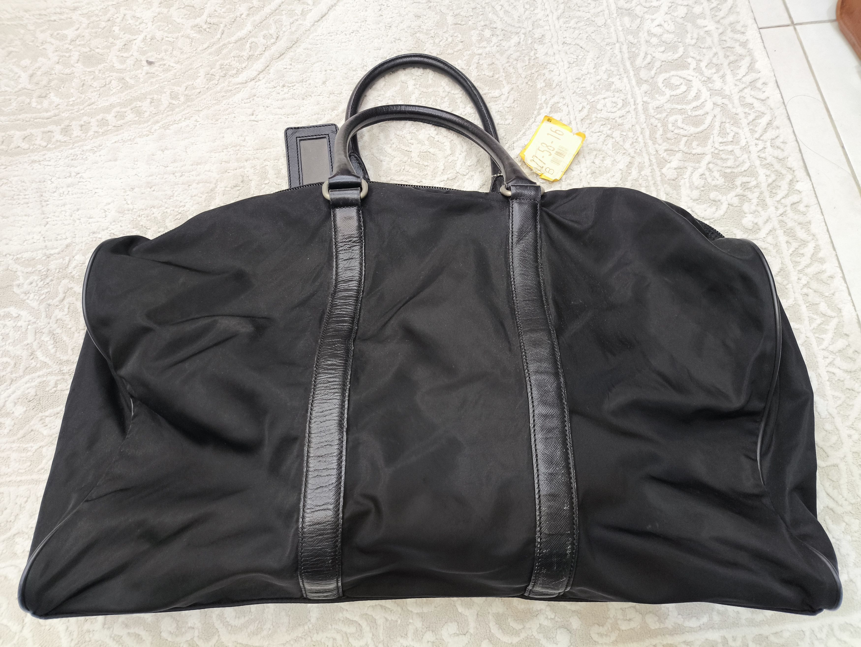 Prada Prada Tessuto Nylon Black Travel Bag Size ONE SIZE - 2 Thumbnail