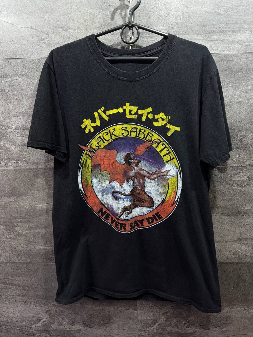 Vintage Black Sabbath T Shirt Never Say Die Japanese Logo Size US M / EU 48-50 / 2 - 1 Thumbnail