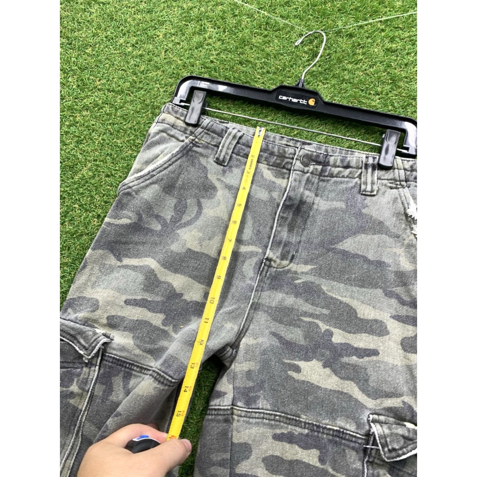 Jaded London Jaded London Camo Cargo Pants Womens 32 Skater Military Grunge Casual y2k 90s Size 24" / US 00 / IT 34 - 6 Thumbnail