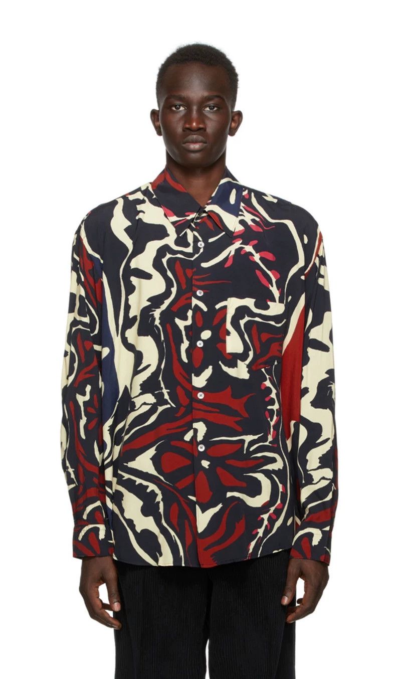 Our Legacy our legacy Long-sleeved floral shirt 2504-Nextarrow Size US M / EU 48-50 / 2 - 1 Thumbnail