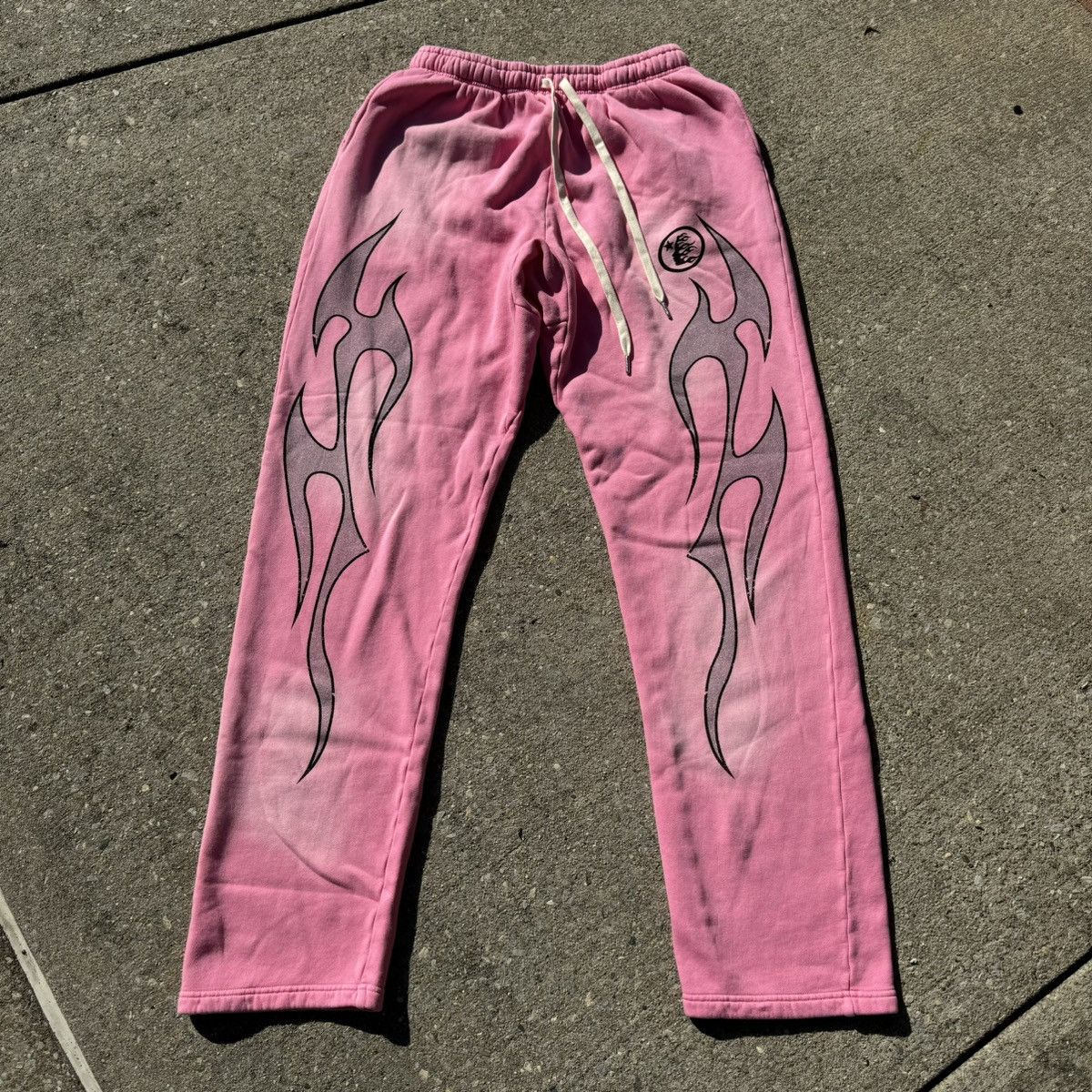 Hellstar Hellstar Capsule 10 Sweatpants With Glitter Flame Grailed