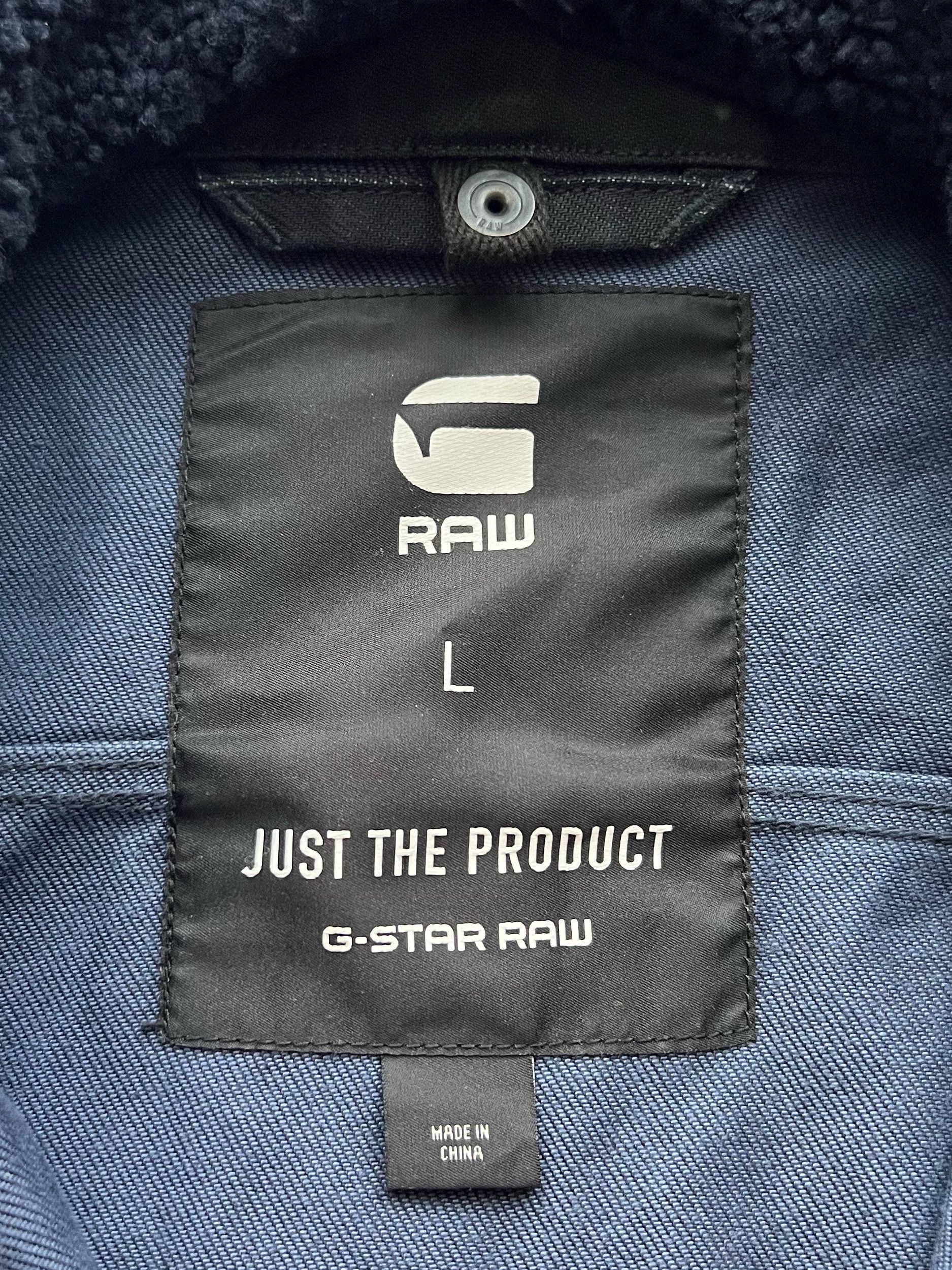 G-Star G-STAR RAW VODAN SHERPA 3D SLIM DENIM ZIP CARGO JACKET Size US S / EU 44-46 / 1 - 6 Thumbnail