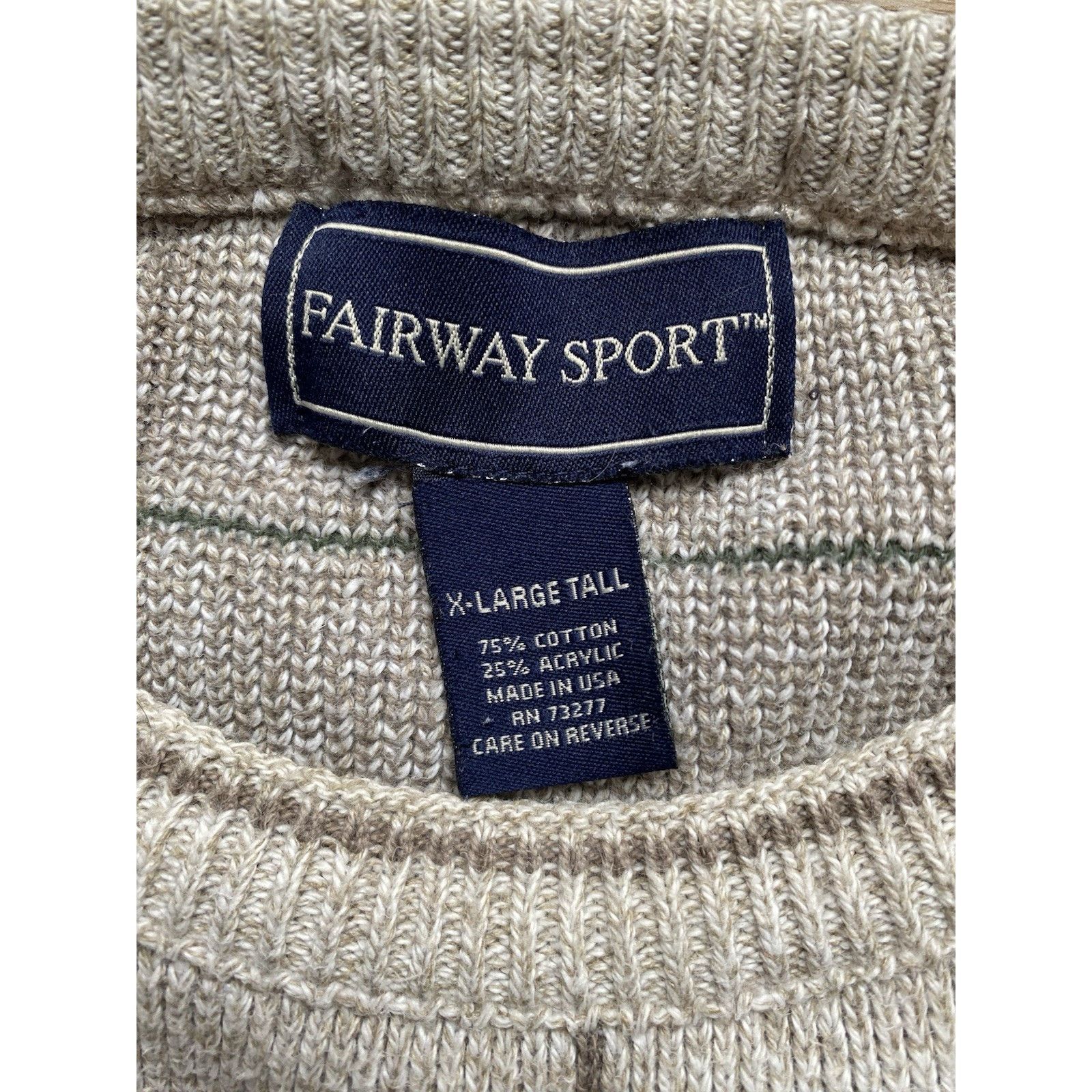 Vintage Fairway Sport Men's Vintage Sweater Size X-LT Crewneck Golf Size US XL / EU 56 / 4 - 2 Thumbnail