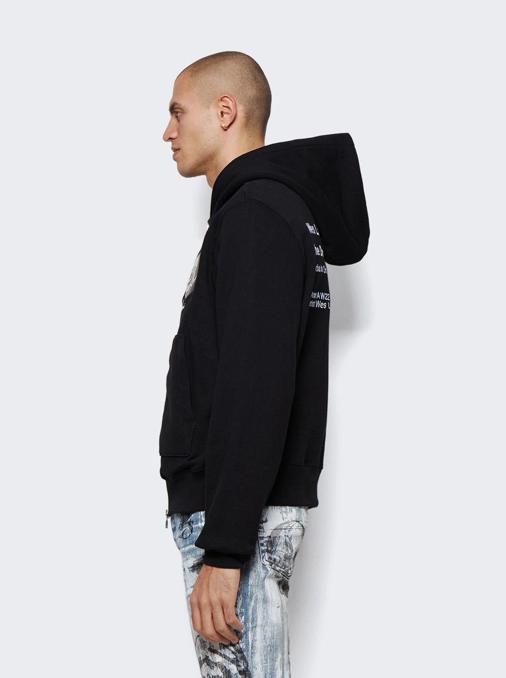 Amiri × Wes Lang o1mle0426 Dream Zip Hoodie in Black Size US M / EU 48-50 / 2 - 4 Thumbnail