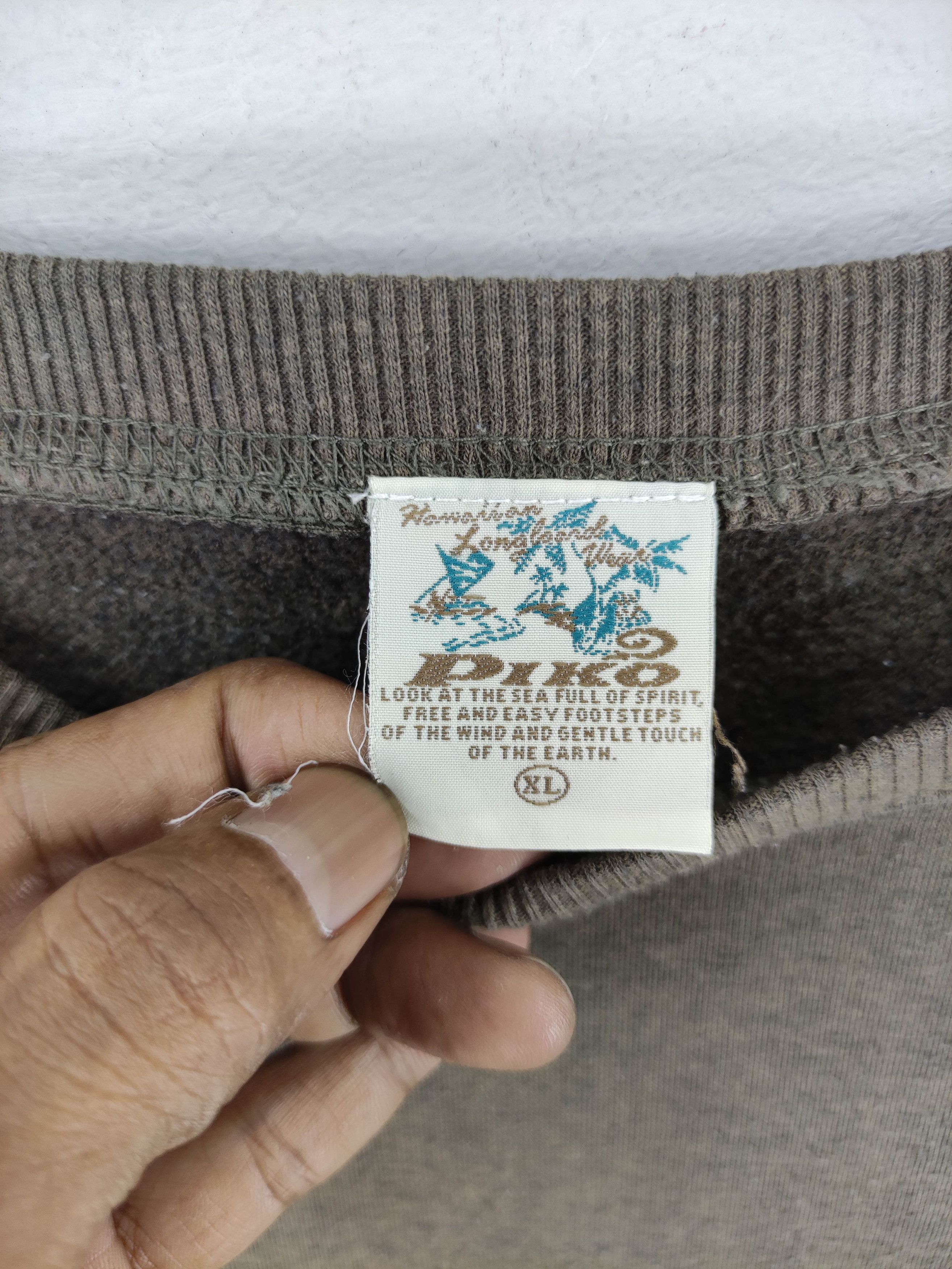 Vintage Vintage Piko Hawaiian Sweatshirt Big Logo Jumper Size US XL / EU 56 / 4 - 3 Thumbnail