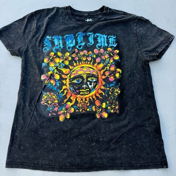 Sublime NEW WOMEN’S SUBLIME ENDLESS PETALS VINTAGE WASHED T-SHIRT L Size L / US 10 / IT 46 - 1 Thumbnail