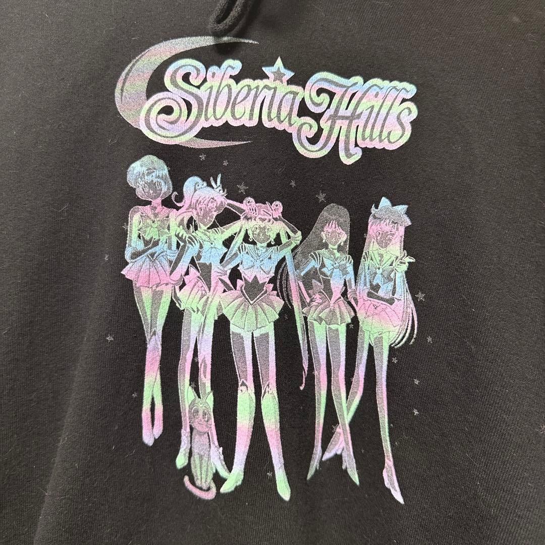 Siberia Hills SIBERIA HILLS SIBERIA SPIRIT Sailor Moon Hoodie Black M Size US M / EU 48-50 / 2 - 2 Thumbnail