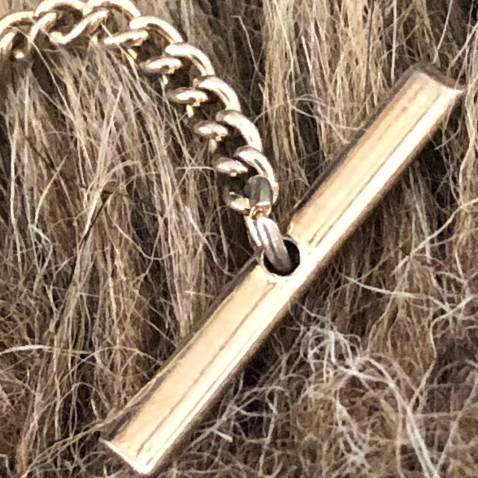 Vintage Men’s Vintage gold tone tie tack pin with chain Size ONE SIZE - 4 Thumbnail