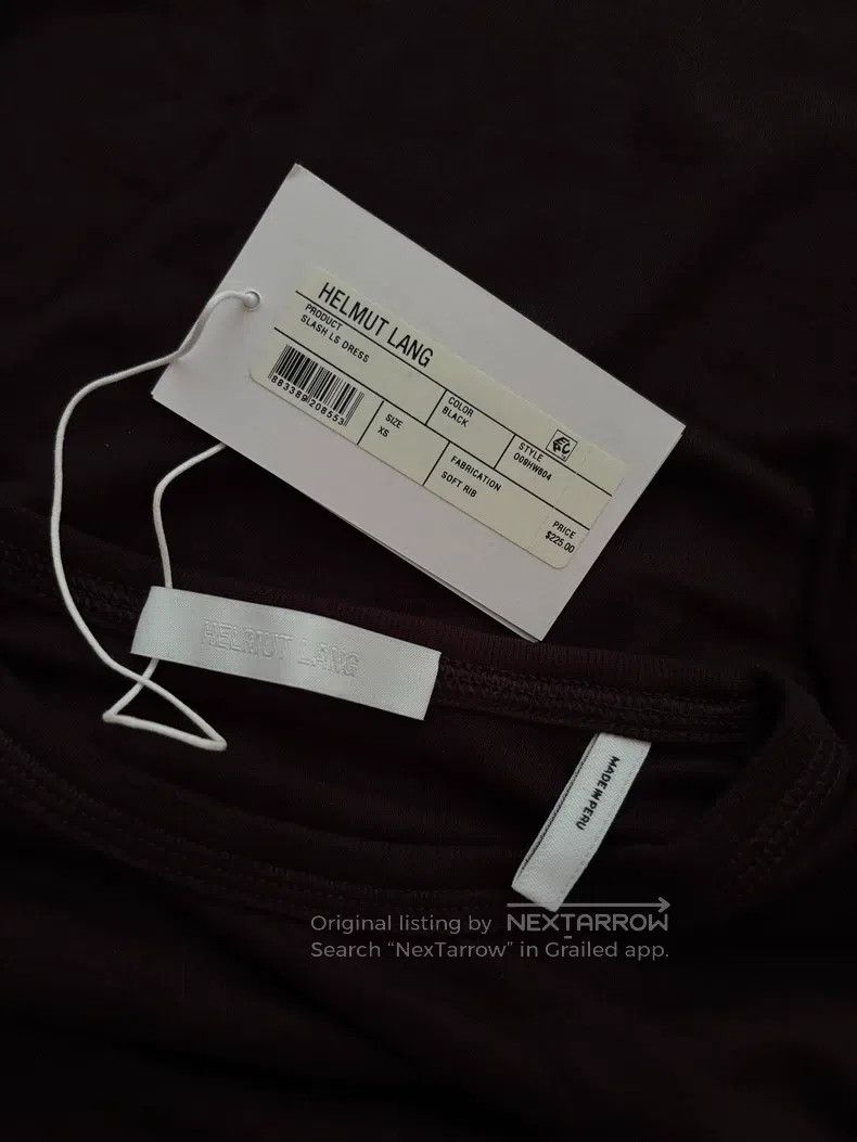 Helmut Lang Helmut Lang Women's Long-Sleeve Dress Modern Sexy Cut-Out Size XS / US 0-2 / IT 36-38 - 5 Thumbnail